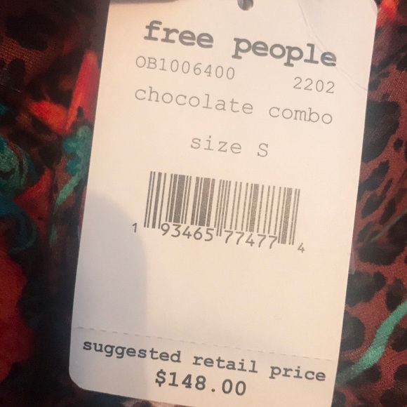 Free People | Retro Romance Leopard Midi Dress S - Picture 8 of 8